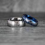 Zelda Rings, Zelda Wedding Rings, Gamer Rings, Gamer Jewelry, Zelda Wedding Bands, Gamer Wedding Rings, Silver Wedding Rings