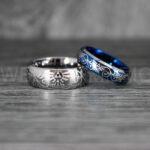 Zelda Rings, Zelda Wedding Rings, Gamer Rings, Gamer Jewelry, Zelda Wedding Bands, Gamer Wedding Rings, Silver Wedding Rings