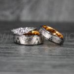 Zelda Rings, Zelda Wedding Rings, Gamer Rings, Gamer Jewelry, Zelda Wedding Bands, Gamer Wedding Rings, Gunmetal Wedding Rings
