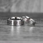 Ride or Die Rings, Ride or Die, Ride or Die Wedding Rings, Ride or Die Wedding Bands, Silver Wedding Rings, Silver Wedding Bands, Biker Rings - Image 3