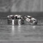 Ride or Die Rings, Ride or Die, Ride or Die Wedding Rings, Ride or Die Wedding Bands, Silver Wedding Rings, Silver Wedding Bands, Biker Rings