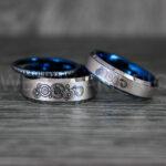 Dr Who Rings, Dr Who Wedding Rings, Dr Who Jewelry, Gallifreyan Rings, Gallifreyan Wedding Rings, Gallifreyan Wedding Bands, Gallifreyan Jewelry - Image 5