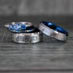 Dr Who Rings, Dr Who Wedding Rings, Dr Who Jewelry, Gallifreyan Rings, Gallifreyan Wedding Rings, Gallifreyan Wedding Bands, Gallifreyan Jewelry