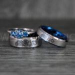 Dr Who Rings, Dr Who Wedding Rings, Dr Who Jewelry, Gallifreyan Rings, Gallifreyan Wedding Rings, Gallifreyan Wedding Bands, Gallifreyan Jewelry
