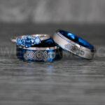 Dr Who Rings, Dr Who Wedding Rings, Dr Who Jewelry, Gallifreyan Rings, Gallifreyan Wedding Rings, Gallifreyan Wedding Bands, Gallifreyan Jewelry - Image 4