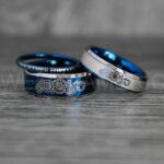 Dr Who Rings, Dr Who Wedding Rings, Dr Who Jewelry, Gallifreyan Rings, Gallifreyan Wedding Rings, Gallifreyan Wedding Bands, Gallifreyan Jewelry - Image 3