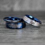 Dr Who Rings, Dr Who Wedding Rings, Dr Who Jewelry, Gallifreyan Rings, Gallifreyan Wedding Rings, Gallifreyan Wedding Bands, Gallifreyan Jewelry