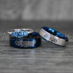 Dr Who Rings, Dr Who Wedding Rings, Dr Who Jewelry, Gallifreyan Rings, Gallifreyan Wedding Rings, Gallifreyan Wedding Bands, Gallifreyan Jewelry