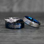 Dr Who Rings, Dr Who Wedding Rings, Dr Who Jewelry, Gallifreyan Rings, Gallifreyan Wedding Rings, Gallifreyan Wedding Bands, Gallifreyan Jewelry