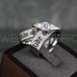 Ride or Die Rings, Ride or Die, Ride or Die Wedding Rings, Ride or Die Wedding Bands, Silver Wedding Rings, Silver Wedding Bands, Biker Rings