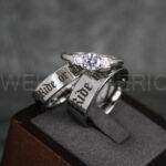 Ride or Die Rings, Ride or Die, Ride or Die Wedding Rings, Ride or Die Wedding Bands, Silver Wedding Rings, Silver Wedding Bands, Biker Rings - Image 5