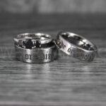 Ride or Die Rings, Ride or Die, Ride or Die Wedding Rings, Ride or Die Wedding Bands, Silver Wedding Rings, Silver Wedding Bands, Biker Rings