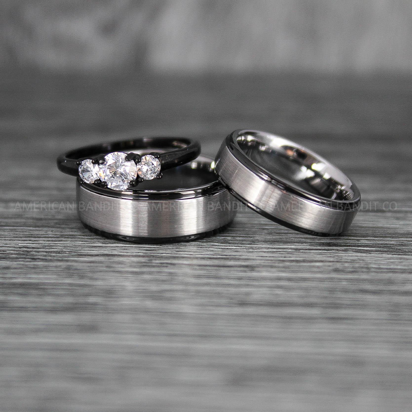 IMG_7267 Couple Rings, Couple Jewelry, Matching Wedding Rings, Matching Wedding Bands, Couple Wedding Rings, Couple Wedding Bands, Silver Wedding Ring - Image 1