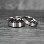 Couple Rings, Couple Jewelry, Matching Wedding Rings, Matching Wedding Bands, Couple Wedding Rings, Couple Wedding Bands, Silver Wedding Ring