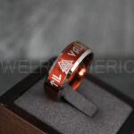 Til Valhalla Ring, Viking Ring, Runes Ring, Valknut Ring, Nordic Ring, Norsemen Ring, Nordic Runes Ring, Black Tungsten Band