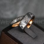 Zelda Rings, Zelda Wedding Rings, Gamer Rings, Gamer Jewelry, Zelda Wedding Bands, Gamer Wedding Rings, Gunmetal Wedding Rings