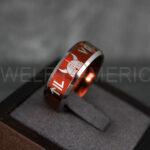 Til Valhalla Ring, Viking Ring, Runes Ring, Valknut Ring, Nordic Ring, Norsemen Ring, Nordic Runes Ring, Black Tungsten Band