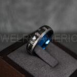 Mario Ring, Mario Brothers Wedding Ring, Gamer Ring, Gamer Jewelry, Mario Wedding Band, Gamer Wedding Ring