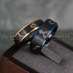 Stargate Ring, Stargate Earth Ring, Stargate Jewelry, Stargate Wedding Band, Stargate Wedding Rings