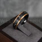 Stargate Ring, Stargate Earth Ring, Stargate Jewelry, Stargate Wedding Band, Stargate Wedding Rings - Image 2