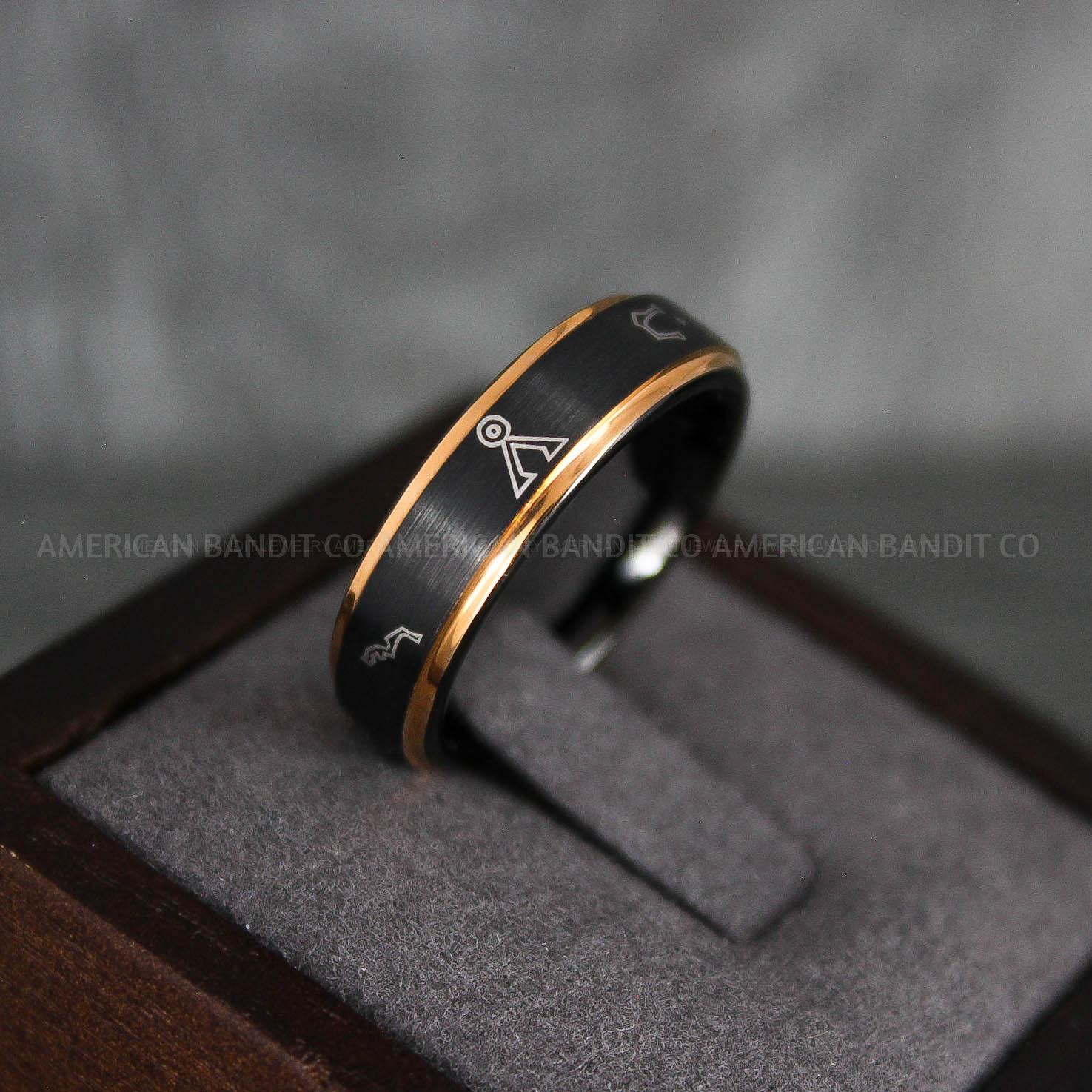 IMG_7324 Stargate Ring, Stargate Earth Ring, Stargate Jewelry, Stargate Wedding Band, Stargate Wedding Ring - Image 1