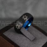 Star of David Ring, Hebrew Ring, Hebrew Jewelry, Hebrew Wedding Ring, Judaica Ring, Judaica Wedding, Jewish Traditions, Jewish Jewelry, Jewish Wedding Band