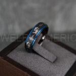 Catfish Ring, Catfish Jewelry, Fishing Ring, Fisherman Ring, Catfish Wedding Ring, Hunting Ring, Fish Hooks Ring