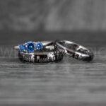 Simply Meant To Be Rings, Black Wedding Bands, Black Wedding Rings, Couple Rings, Couple Jewelry, His and Her Rings, Matching Rings Couple Wedding Ring Couple Jewelry