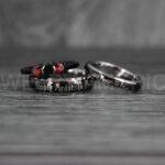 Simply Meant To Be Rings, Black Wedding Bands, Black Wedding Rings, Couple Rings, Couple Jewelry, His and Her Rings, Matching Rings, Couple Wedding Rings, Couple Jewelry