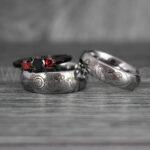 Dr Who Rings, Dr Who Wedding Rings, Dr Who Jewelry, Gallifreyan Rings, Gallifreyan Wedding Rings, Gallifreyan Wedding Bands, Gallifreyan Jewelry