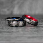 Dr Who Rings, Dr Who Wedding Rings, Dr Who Jewelry, Gallifreyan Rings, Gallifreyan Wedding Rings, Gallifreyan Wedding Bands, Gallifreyan Jewelry