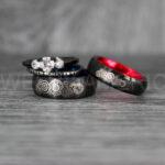 Dr Who Rings, Dr Who Wedding Rings, Dr Who Jewelry, Gallifreyan Rings, Gallifreyan Wedding Rings, Gallifreyan Wedding Bands, Gallifreyan Jewelry