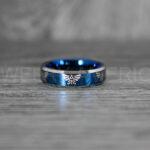 Zelda Rings, Zelda Wedding Rings, Gamer Rings, Gamer Jewelry, Zelda Wedding Bands, Gamer Wedding Rings, Blue Wedding Ring