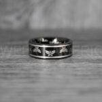 Zelda Rings, Zelda Wedding Rings, Gamer Rings, Gamer Jewelry, Zelda Wedding Bands, Gamer Wedding Rings, Black Wedding Rings - Image 5