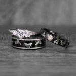 Zelda Rings, Zelda Wedding Rings, Gamer Rings, Gamer Jewelry, Zelda Wedding Bands, Gamer Wedding Rings, Black Wedding Rings