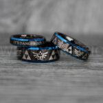 Zelda Rings, Zelda Wedding Rings, Gamer Rings, Gamer Jewelry, Zelda Wedding Bands, Gamer Wedding Rings, Black Wedding Rings