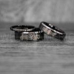 Dr Who Rings, Dr Who Wedding Rings, Dr Who Jewelry, Gallifreyan Rings, Gallifreyan Wedding Rings, Gallifreyan Wedding Bands, Gallifreyan Jewelry - Image 6