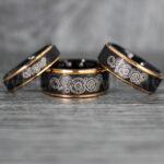 Dr Who Rings, Dr Who Wedding Rings, Dr Who Jewelry, Gallifreyan Rings, Gallifreyan Wedding Rings, Gallifreyan Wedding Bands, Gallifreyan Jewelry - Image 4