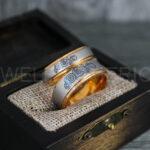 Dr Who Rings, Dr Who Wedding Rings, Dr Who Jewelry, Gallifreyan Rings, Gallifreyan Wedding Rings, Gallifreyan Wedding Bands, Gallifreyan Jewelry - Image 5