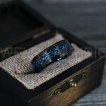 Vikings Ring, Dragon Ring, Dragon Scroll Ring, Vikings Wedding Band, Black Wedding Band