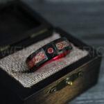 Vikings Ring, Dragon Ring, Dragon Scroll Ring, Vikings Wedding Band, Black Wedding Band