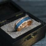 Vikings Ring, Dragon Ring, Dragon Scroll Ring, Vikings Wedding Band, Rose Gold Wedding Band