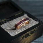 Vikings Ring, Dragon Ring, Dragon Scroll Ring, Vikings Wedding Band, Rose Gold Wedding Band