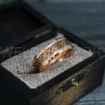 Vikings Ring, Dragon Ring, Dragon Scroll Ring, Vikings Wedding Band, Rose Gold Wedding Band