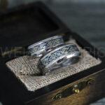 Vikings Ring, Dragon Ring, Dragon Scroll Ring, Vikings Wedding Band, Silver Wedding Band - Image 5
