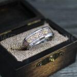 Vikings Ring, Dragon Ring, Dragon Scroll Ring, Vikings Wedding Band, Silver Wedding Band