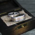 Vikings Rings, Dragon Rings, Dragon Scroll Rings, Vikings Wedding Bands, Silver Wedding Bands