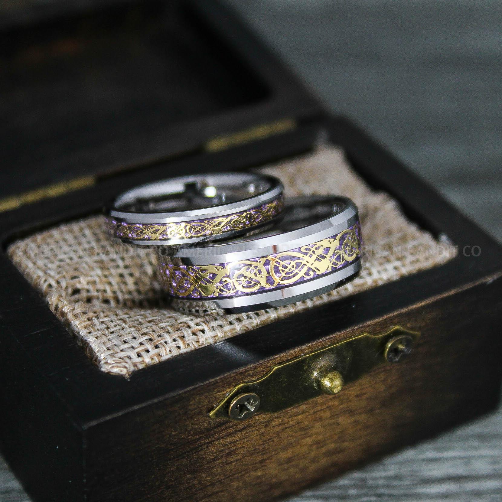 IMG_7575 Vikings Rings, Dragon Rings, Dragon Scroll Rings, Vikings Wedding Bands, Silver Wedding Bands - Image 1