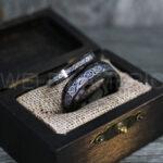 Vikings Rings, Dragon Rings, Dragon Scroll Rings, Vikings Wedding Bands, Black Wedding Bands - Image 4