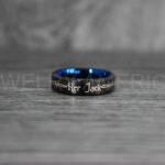 Jack and Sally Rings, Jack and Sally Wedding Bands, Couple Rings, Jack and Sally Wedding Rings - Image 3